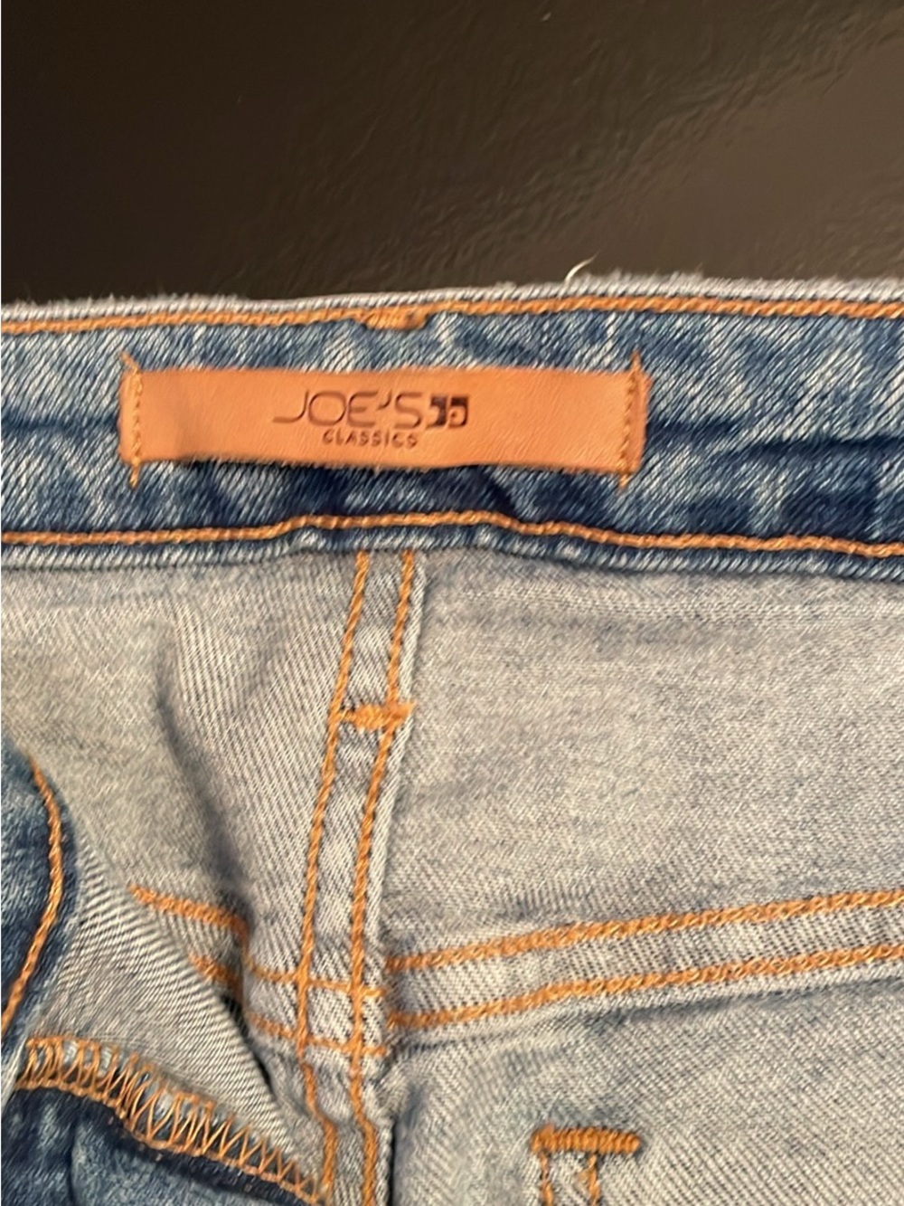 Joe's Jeans Light Wash Women's Jeans with Tan Stitching